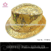 sequin fedora party hat gold fedora hat